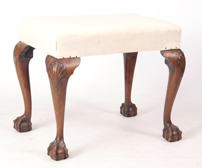 Lot 896 - A 19TH CENTURY QUEEN ANNE STYLE WALNUT...