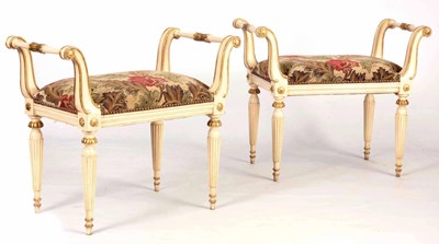 Lot 904 - A PAIR OF 20TH CENTURY REGENCY STYLE GILT...