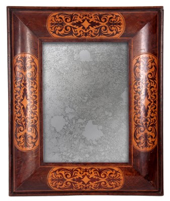 Lot 918 - A WILLIAM AND MARY SEAWEED MARQUETRY WALNUT...