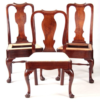 Lot 930 - A SELECTION OF THREE EARLY 18TH CENTURY WALNUT...