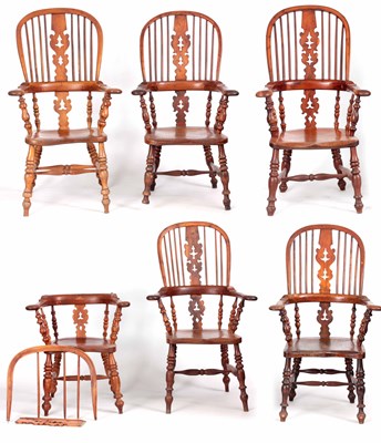 Lot 947 - A HARLEQUIN SET OF 6 EARLY/MID 19TH CENTURY...