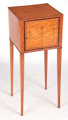 Lot 984 - A LATE 18TH CENTURY GEORGE III SATINWOOD...