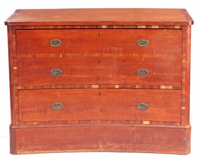 Lot 992 - AN UNUSUAL LATE GEORGIAN FIGURED SATINWOOD...