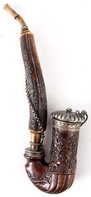 Lot 537 - A 19TH CENTURY BLACK FOREST FINELY CARVED WOOD...