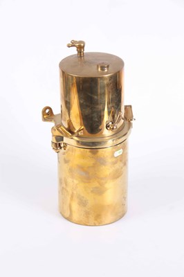 Lot 278 - A RARE BRASS ACETYLENE GENERATOR MANUFACTURED...