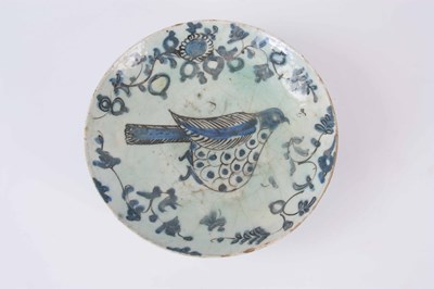 Lot 77 - 18TH/19TH CENTURY PERSIAN DISH decorated in...