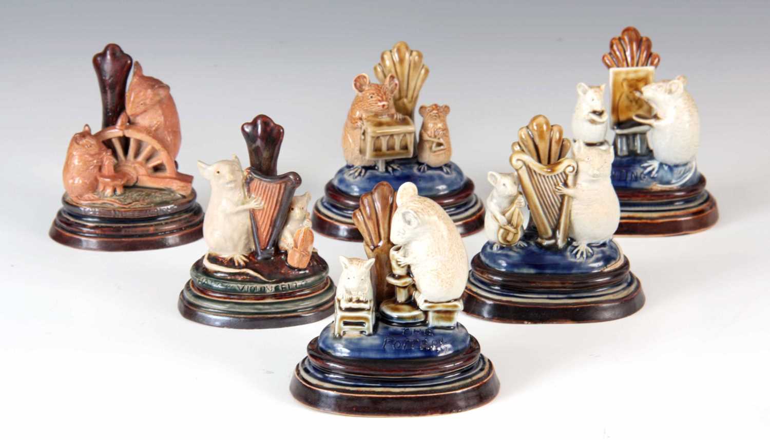 Lot 39 - A LATE 19TH CENTURY COLLECTION OF SIX DOULTON...