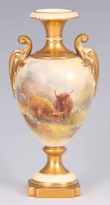 Lot 46 - HARRY STINTON – A ROYAL WORCESTER GILT AND...