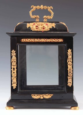 Lot 564 - A LATE 17TH CENTURY EBONISED BRACKET CLOCK...