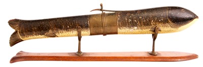 Lot 435 - An unusual 19th Century Anglers giant KNIFE...