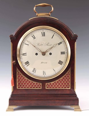 Lot 494 - WILLIAM RUST, HULL. A REGENCY FIGURED MAHOGANY...