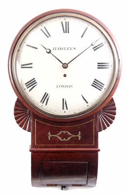 Lot 562 - HAWLEYS, LONDON. A REGENCY MAHOGANY AND BRASS...