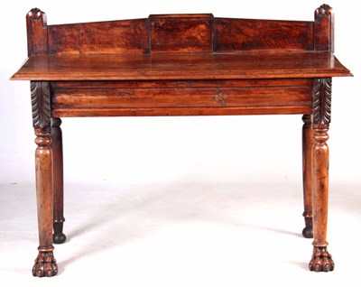 Lot 667 - AN UNUSUAL 18TH CENTURY YEWWOOD IRISH SERVING...