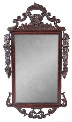 Lot 747 - A 19TH CENTURY CARVED MAHOGANY ROCOCO STYLE...