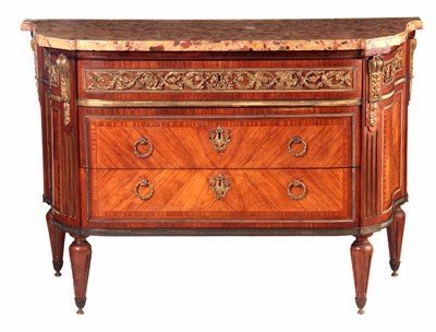 Lot 748 - A 19TH CENTURY LOUIS XVI STYLE FRENCH...