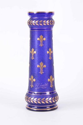 Lot 17 - A VAL ST. LAMBERT CAMEO GLASS VASE decorated...