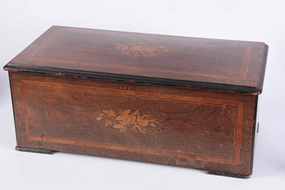 Lot 259 - A 19TH CENTURY MUSICAL BOX MADE FOR THE...