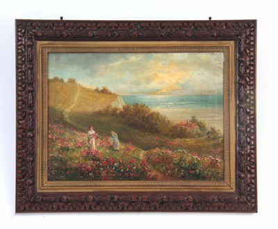 Lot 325 - RAYMOND LYNDE 1854 - 1928. OIL ON CANVAS....