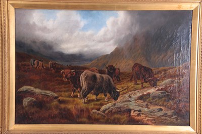 Lot 333 - WILLIAM PERRING HOLLYER (1834 -1922) OIL ON...