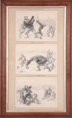 Lot 351 - AFTER LANDSEER. A SET OF THREE ENGRAVINGS...