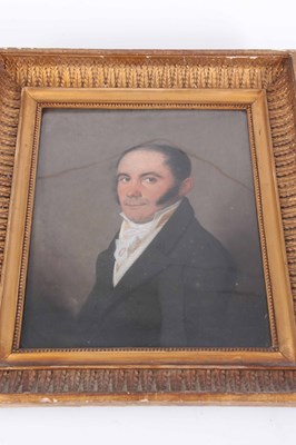 Lot 315 - A 19TH CENTURY PASTEL PORTRAIT OF A GENTLEMAN...