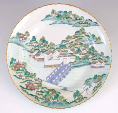Lot 93 - A CHINESE JIAQING PERIOD FAMILLE VERTE...