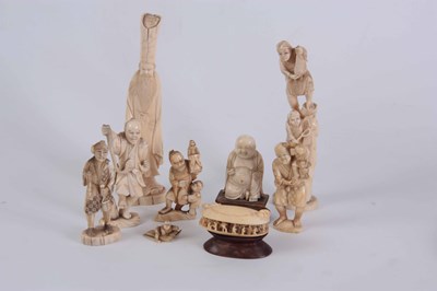 Lot 120 - A COLLECTION OF NINE JAPANESE MEIJI PERIOD...