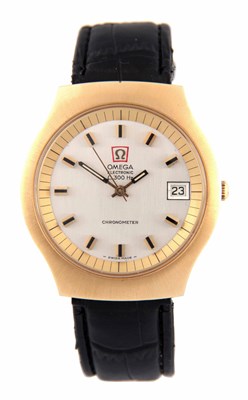 Lot 192 - A GENTLEMAN'S 1970's OMEGA ELECTRONIC F300HZ...