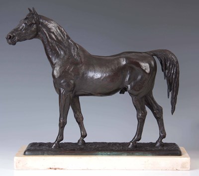 Lot 374 - CHRISTOPHER FRATIN 1801-1864 A BRONZE...