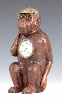 Lot 383 - A LATE 19TH CENTURY BLACK FOREST CARVED...