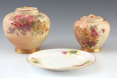 Lot 101 - THREE PIECES OF EARLY 20TH CENTURY ROYAL...