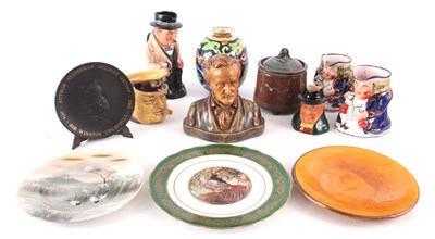 Lot 119 - A SELECTION OF POTTERY, including winston...