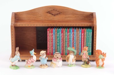 Lot 121 - A COLLECTION OF 7 BEATRIX POTTER FIGURINES, 3...