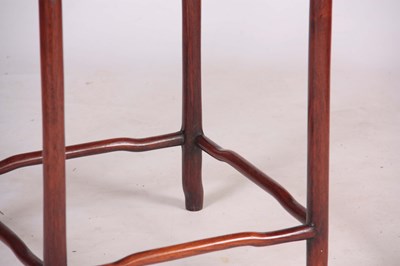 Lot 134 - A 19TH CENTURY CHINESE HARDWOOD JARDINIERE STAND