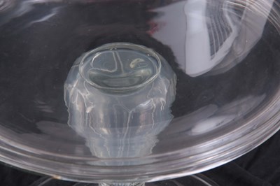 Lot 16 - An 18th century glass tazza /cake stand with...