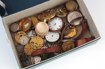 Lot 253 - A SELECTION OF POCKET WATCHES AND WRIST...