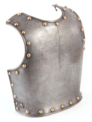 Lot 275 - AN EARLY 19th CENTURY CUIRASS STEEL ARMOUR...