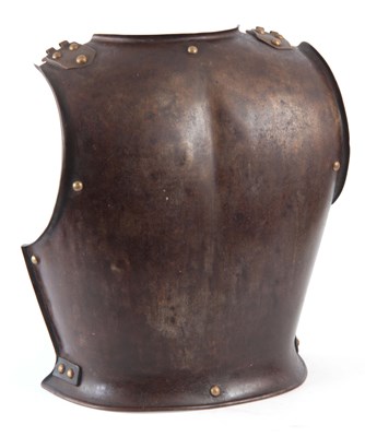 Lot 276 - AN EARLY 19th CENTURY CUIRASS STEEL ARMOUR...