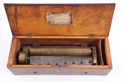 Lot 331 - A MID 19th CENTURY SWISS KEY WOUND SIX AIRS...