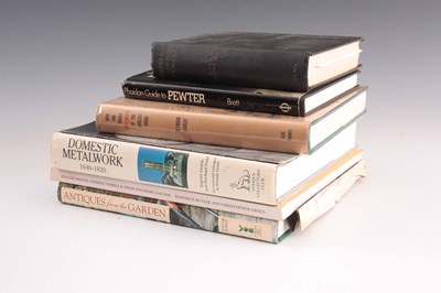 Lot 554 - 7 Books - Chats on old pewter by H.J.L.J....