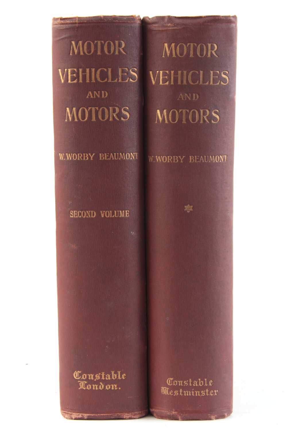 Lot 592 - A SET OF 2 VOLUMES of MOTOR VEHICLES AND...