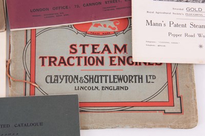 Lot 606 - A SELECTION OF STEAM RELATED LEAFLETS,...
