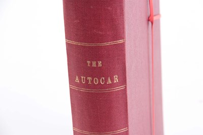 Lot 642 - THE AUTOCAR 1901 VOLUME 6 by Henry Sturmey. (39)