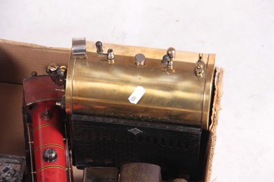 Lot 743 - A COLLECTION OF VINTAGE O GAUGE TRAINS...