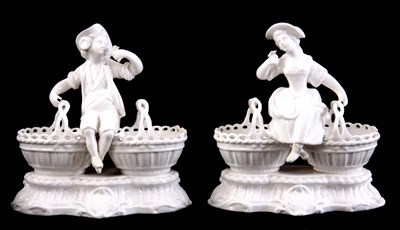 Lot 93 - A pair of 19th century Copeland white...