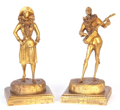 Lot 302 - VAN LIERDE, A PAIR OF EARLY 20TH CENTURY GILT...