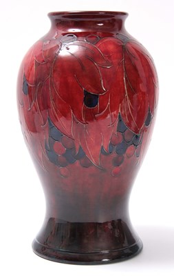 Lot 64 - A LARGE EARLY 20TH CENTURY FLAMBE GLAZED...