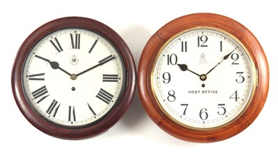 Lot 506 - TWO 19TH CENTURY 12" WALL CLOCKS with...