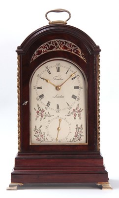 Lot 573 - TOMLIN, LONDON. A GEORGE III MAHOGANY QUARTER...