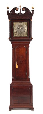 Lot 507 - ROBERTS, OTLEY. A GEORGE III OAK 30 HOUR...